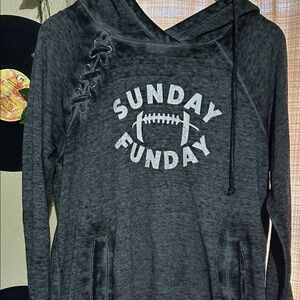 Maurices Black 'Sunday Funday' Hoodie